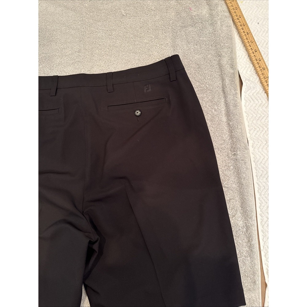 FootJoy Performance Golf Shorts Black Men's Size 38 Flat Front 24201 NWOT - Picture 13 of 14